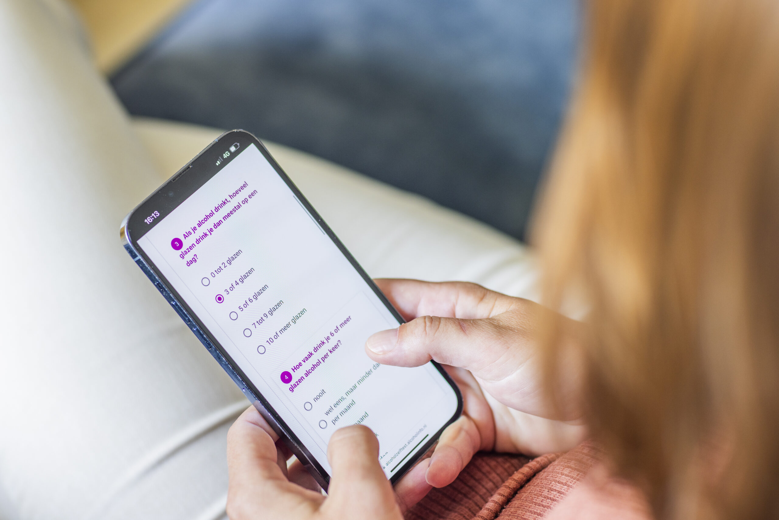Online hulp bij het stoppen of minderen met alcohol drinken